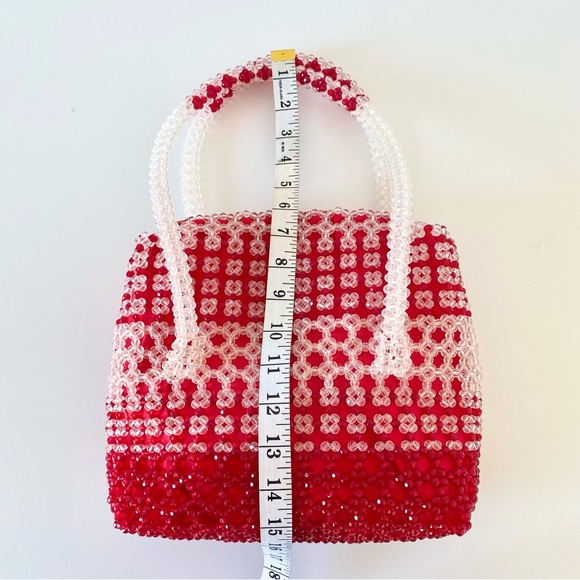 Vintage Handmade Beaded Handbag - Picture 8 of 11